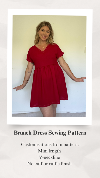 Brunch Dress Sewing Pattern