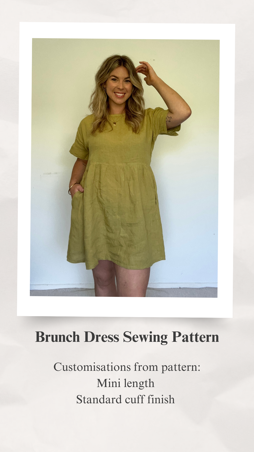 Brunch Dress Sewing Pattern