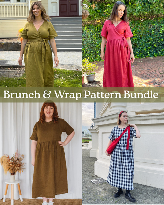 Sewing Pattern Bundle: Brunch Dress & Wrap Dress