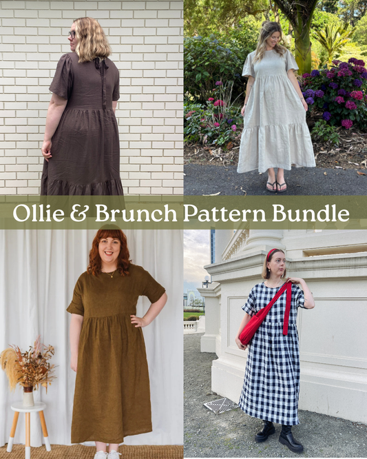Sewing Pattern Bundle: Ollie Dress & Brunch Dress