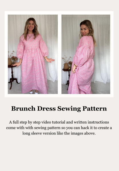 Brunch Dress Sewing Pattern