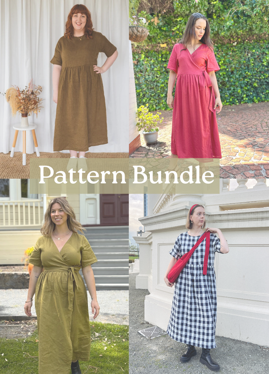 Sewing Pattern Bundle: Wrap Dress & Brunch Dress