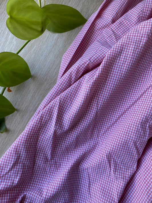 Lily Shirt: Pink Gingham