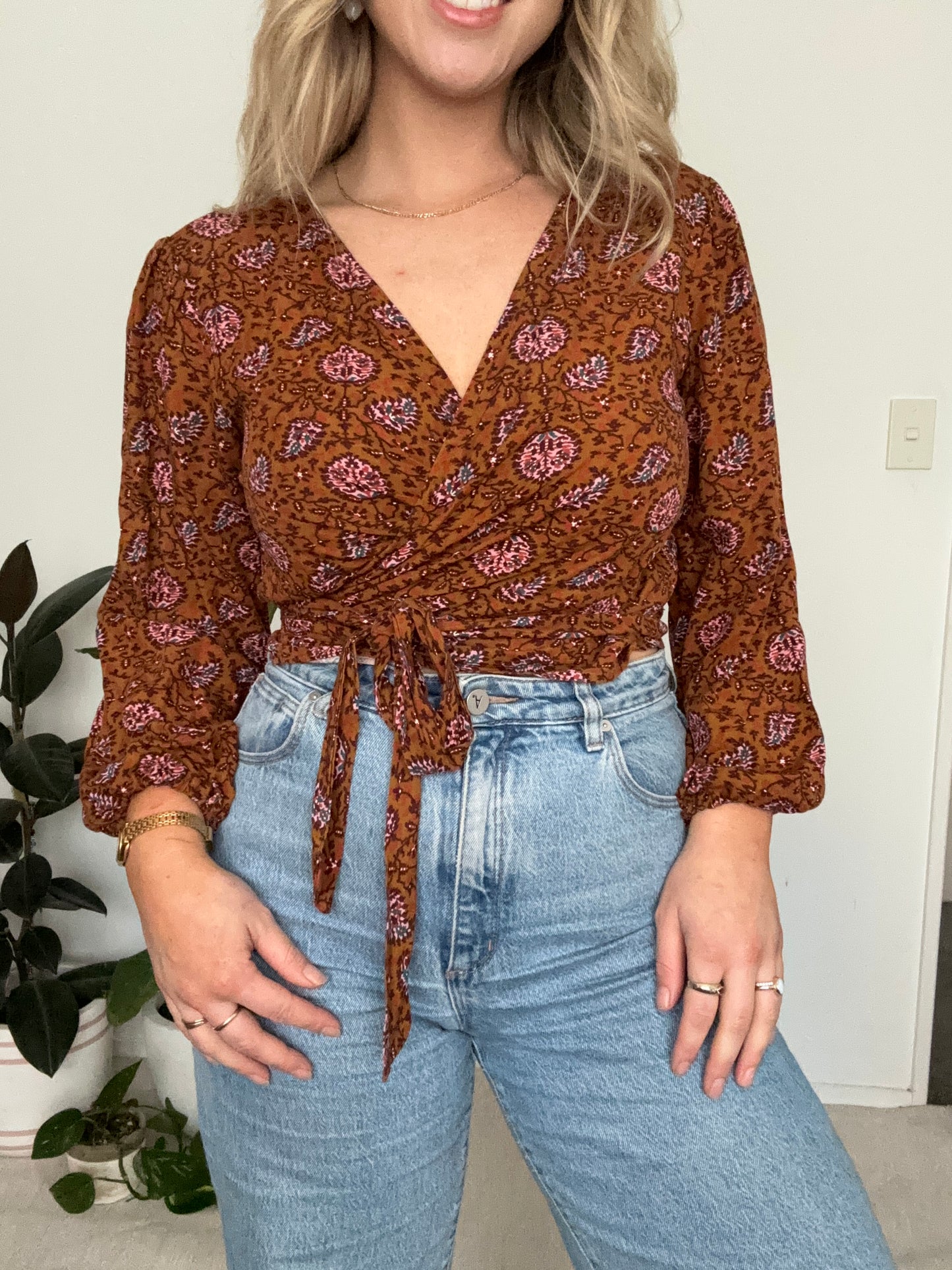 Wrap Top: S-M