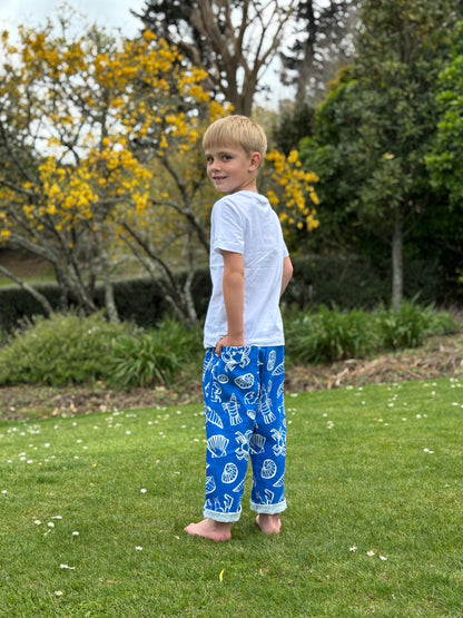 Picnic Pants - Beach Print