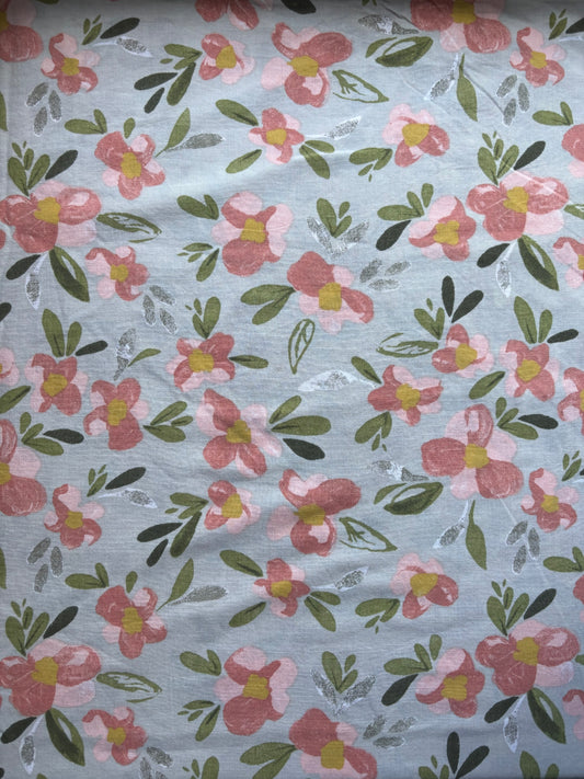 Pink Wildflower Fabric