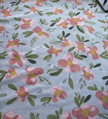 Pink Wildflower Fabric