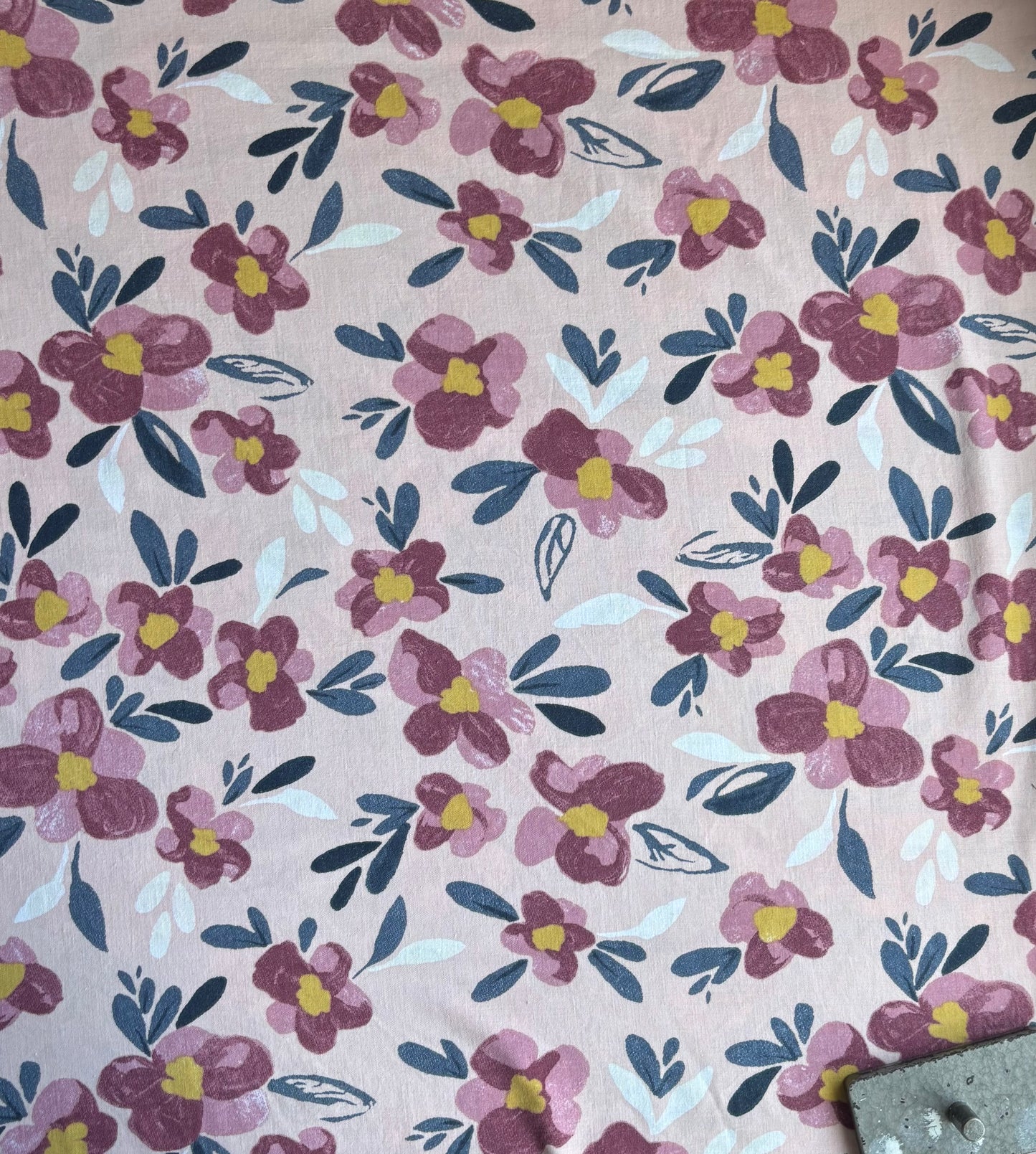 Purple Wildflower Fabric