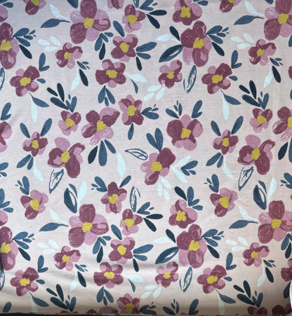 Purple Wildflower Fabric