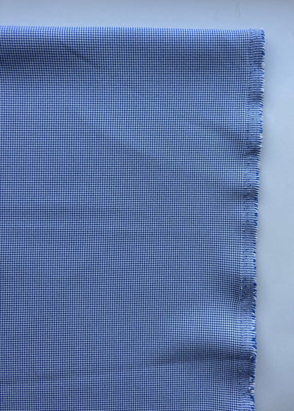 Houndstooth Blue Fabric