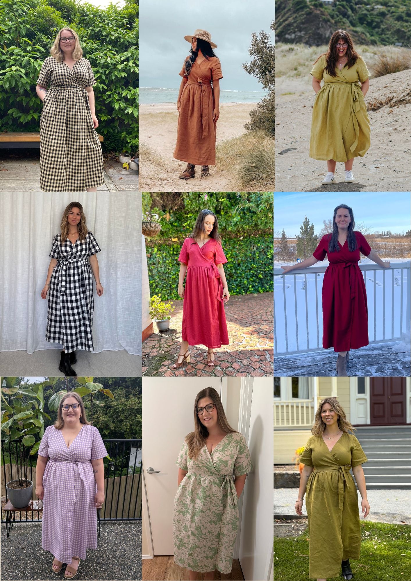 Wrap Dress Sewing Pattern