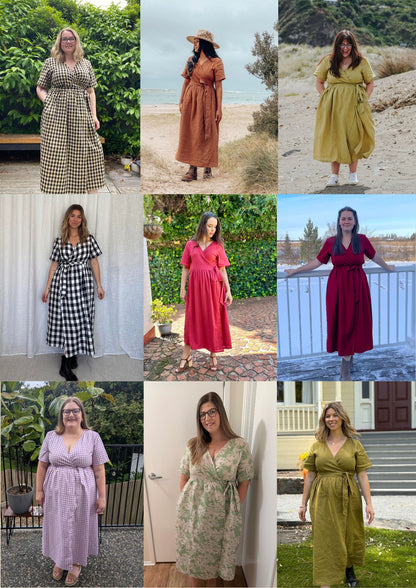 Wrap Dress Sewing Pattern