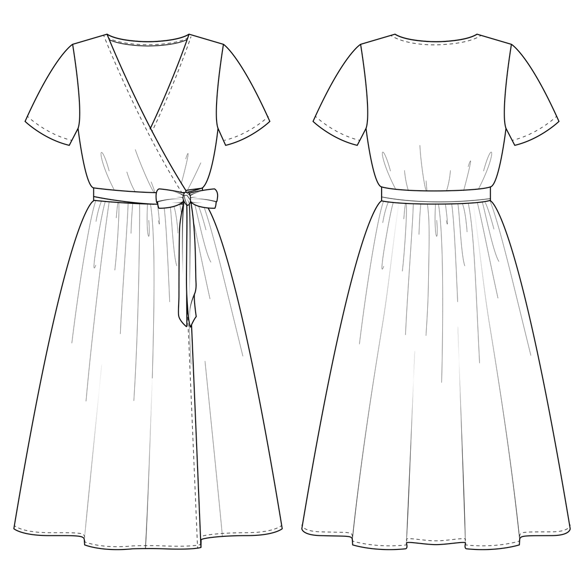 Wrap Dress Sewing Pattern