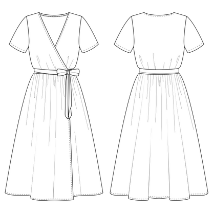 Wrap Dress Sewing Pattern